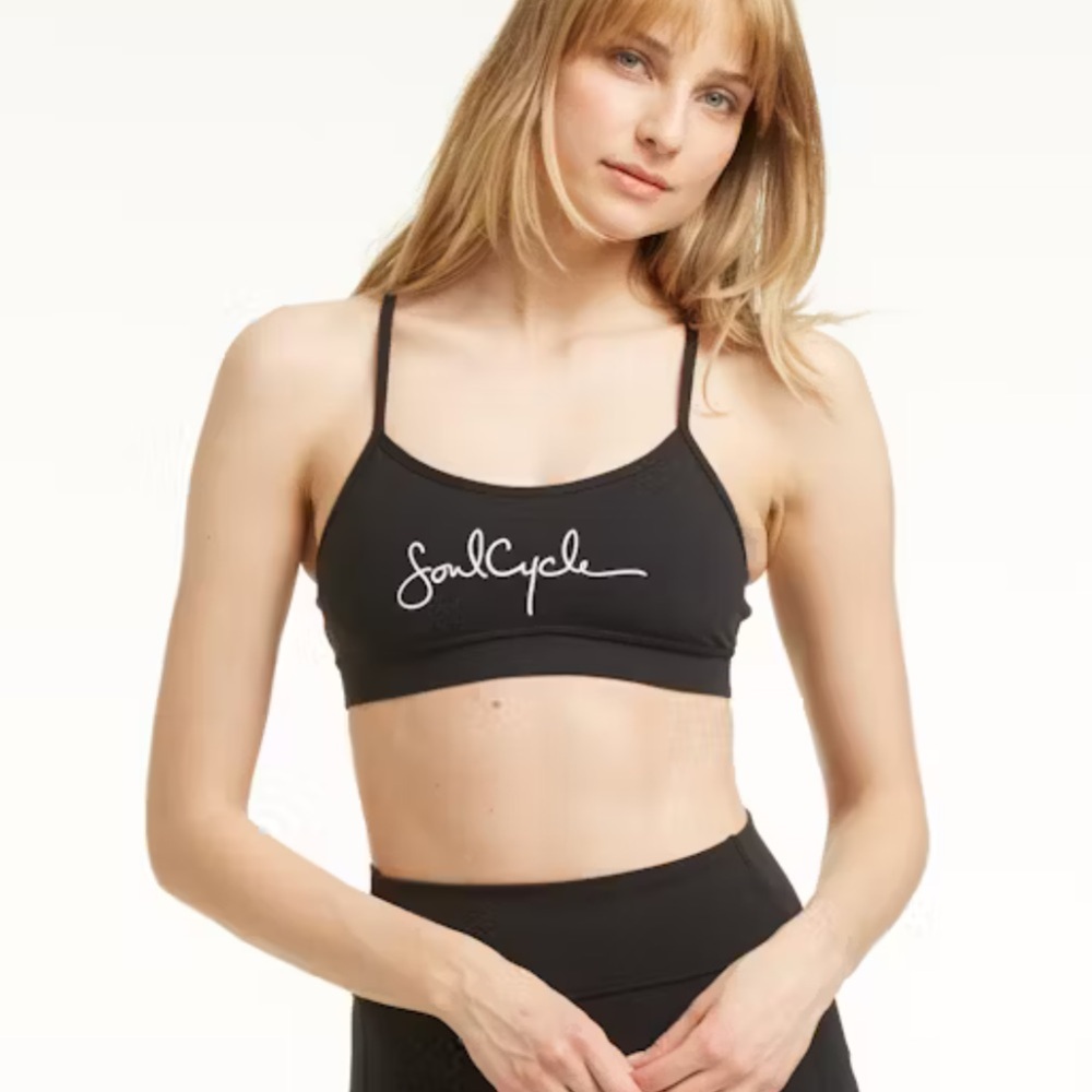 SoulCycle Women's Black Signature Sports Bra